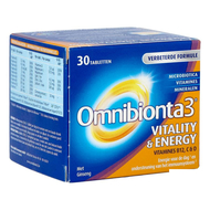 Omnibionta 3 vitality en energy tabletten 30st