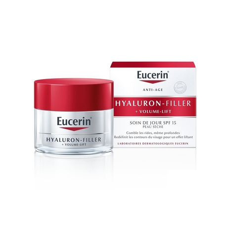 Eucerin Hyaluron-Filler + Volume-Lift Dagcrème SPF 15 Droge Huid Anti-Age & Rimpels Pot 50ml
