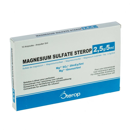 Magnesium sulfate-stp sol.inj. 2.5g/5ml 10