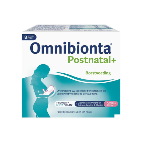 Omnibionta Postnatal+ Borstvoeding 8 weken tabletten 56st + capsules 56st