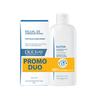 Ducray Elution shampoo 200ml + Kelual DS shampoo 100ml 