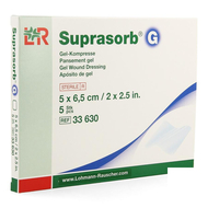 Suprasorb g compresse new 5x6,5cm 5 33630