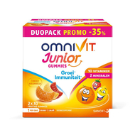 Omnivit Junior gommes 2x30pc promo -35%