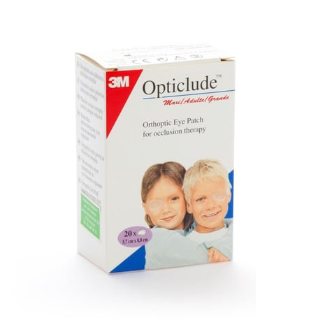 3M Opticlude cp oculaire stand 82mmx57mm 20pc