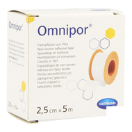 Omnipor 2,5cmx5m 1 p/s