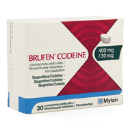 Brufen codeine 400mg/30mg filmomh tabl 30