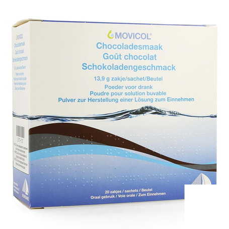 Movicol gout chocolat sachets 20 x 13,7g