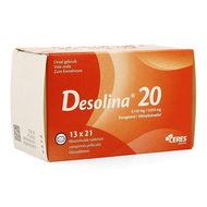 Desolina 20 0,020mg/0,150mg comp 13 x 21