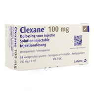 Clexane ser inj 10 x100 mg/1,0ml