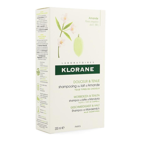 Klorane shampooing lait amande 200ml 200ml