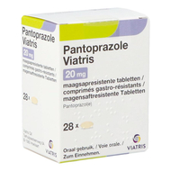 Pantoprazole viatris 20mg comp gastro resist 28