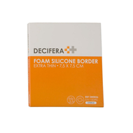 Decifera foam silicone border extra thin 7,5x7,5cm 5st