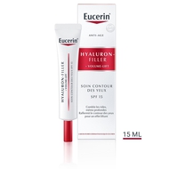 Eucerin Hyaluron-Filler + Volume-Lift Oogcontourcrème SPF 15 Anti-Age & Rimpels Tube 15ml