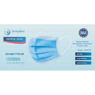 Dentalbel chirurgisch masker IIR blauw 50st
