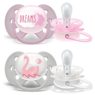 Philips Avent Sucette 0m+ soft girl 2pc