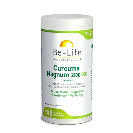 Be-life Curcuma magnum 3200 bio pot gélules 90pc