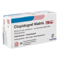 Clopidogrel viatris 75mg comp pell 30