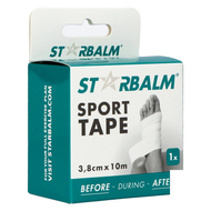 Star balm sport tape 3,8cm x 10m blanc 1 individ.