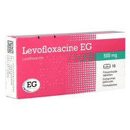 Levofloxacine eg 500mg filmomh tabl 10x500 mg