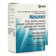 Nasonex neusspray 50mcg/verst 140 verstuiv. fl 3