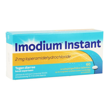 Imodium Instant acute/chronische diarree smelttabletten 60st