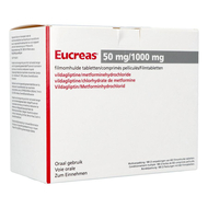 Eucreas 50mg/1000mg pi pharma filmomh tabl 180 pip