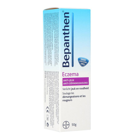 Bepanthen® Eczema, Crème anti-démangeaisons Sans Cortisone 50 gramme