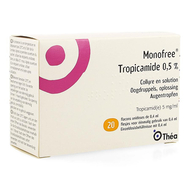 Monofree tropicamide 0,5% 20x0,4ml