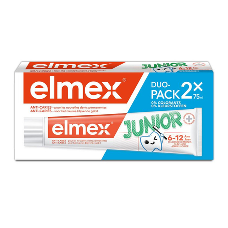 Dentifrice elmex® junior tube 2x75ml