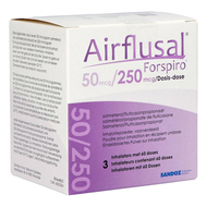 Airflusal forspiro 50mcg/250mcg pulv inh. 3x60 dos