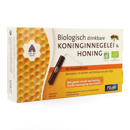 Koninginnebrij + honing bio drinkb unidose 10x10ml