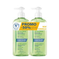 Ducray Extra zachte Dermo-beschermende shampoo DUO 2x400ml