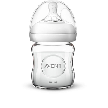 Philips avent natural 2.0 zuigfles 125ml glas scf051/17