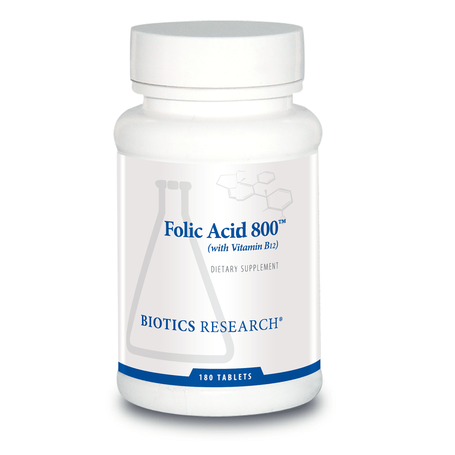 Biotics Acide folique 800mcg comprimés 180pc