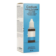 Cedium iodine dermaal 100mg/g opl cutaan gebr.30ml