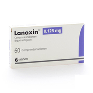 Lanoxin 125 comp 60 x 0,125mg