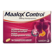 Maalox control maagsapresistente 20mg tabletten 14st