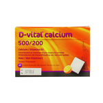 D-vital calcium 500/200 orange sachet 40