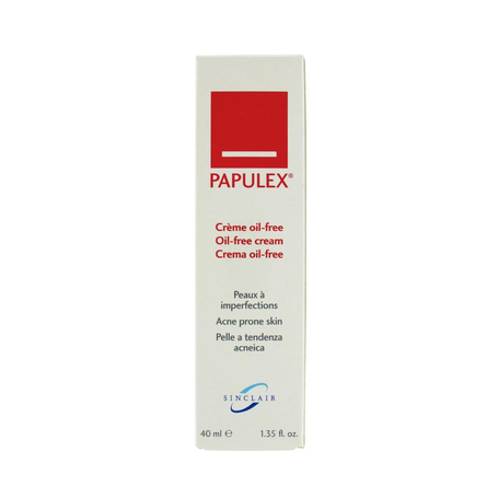 Papulex creme oil free acnehuid tb40ml verv2356954