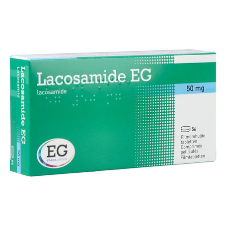 Lacosamide eg 50mg     comp pell 56