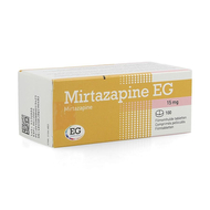 Mirtazapine eg 15mg comp pell 100x15 mg
