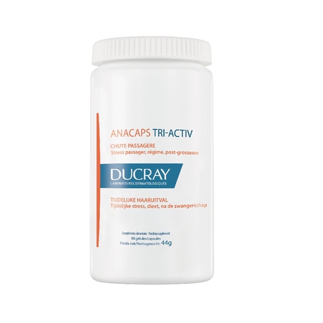 Ducray Anacaps Tri-Activ complément cheveux capsules 90pc