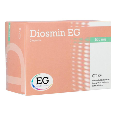 Diosmin EG 500mg comprimés pelliculés 120pc