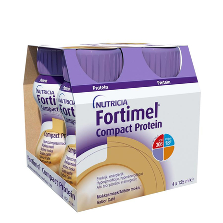 Fortimel compact protein moka bouteilles 4x125 ml