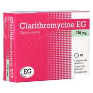 Clarithromycine eg comp 10x250mg