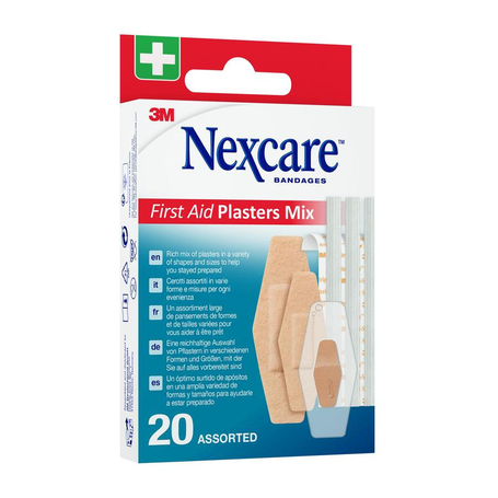 Nexcare first aid plasters mix 20