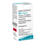 Mycosten 80mg/g vernis a ongles medicament 1fl 3ml