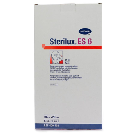 Sterilux es6 kp ster 12pl 10,0x20,0cm 5 4004024