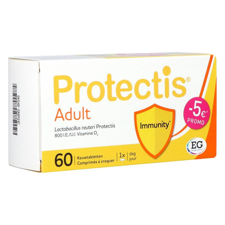 Protectis Adult Immuunsysteem kauwtabletten 60st