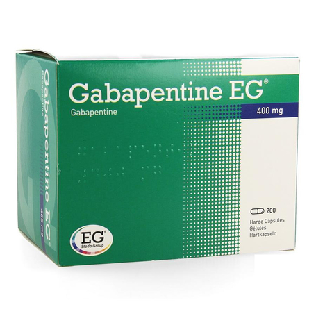 Gabapentine eg 400mg caps 200 x 400 mg